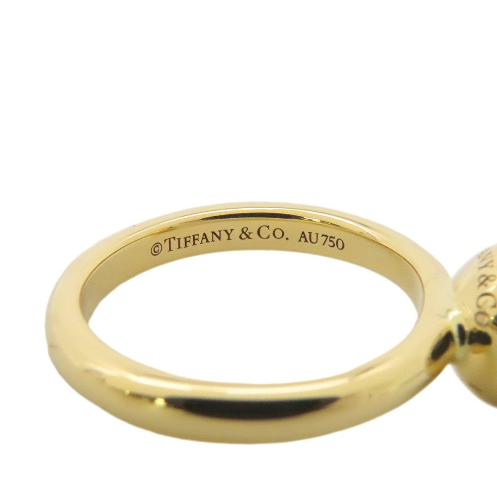 ティファニー リング ハードウェア ボールリング K18YGイエローゴールド リングサイズ約6号  Tiffany&Co. 指輪