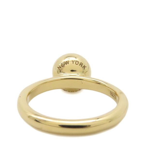 ティファニー リング ハードウェア ボールリング K18YGイエローゴールド リングサイズ約6号  Tiffany&Co. 指輪