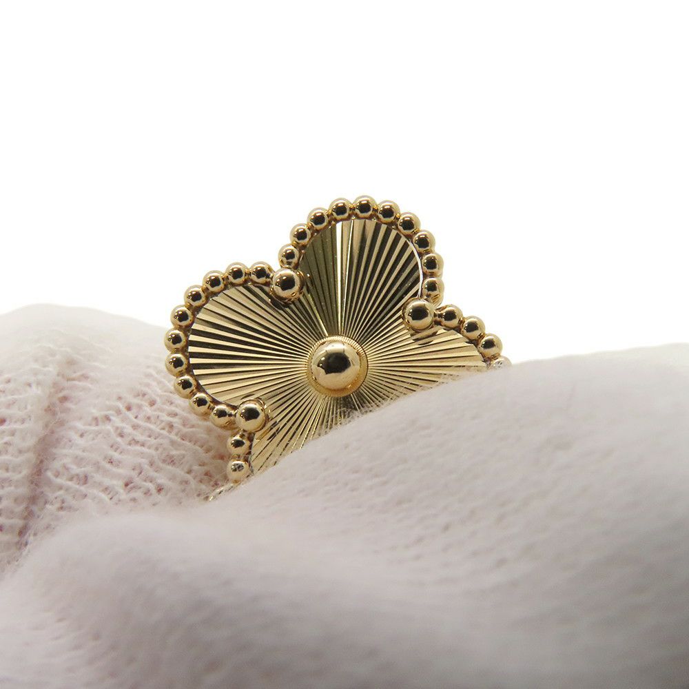 ヴァンクリーフ&アーペル ネックレス ヴィンテージ アルハンブラ ペンダント ギヨシェ K18YGイエローゴールド VCARP4KL00