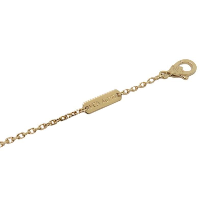 ヴァンクリーフ&アーペル ネックレス ヴィンテージ アルハンブラ ペンダント ギヨシェ K18YGイエローゴールド VCARP4KL00