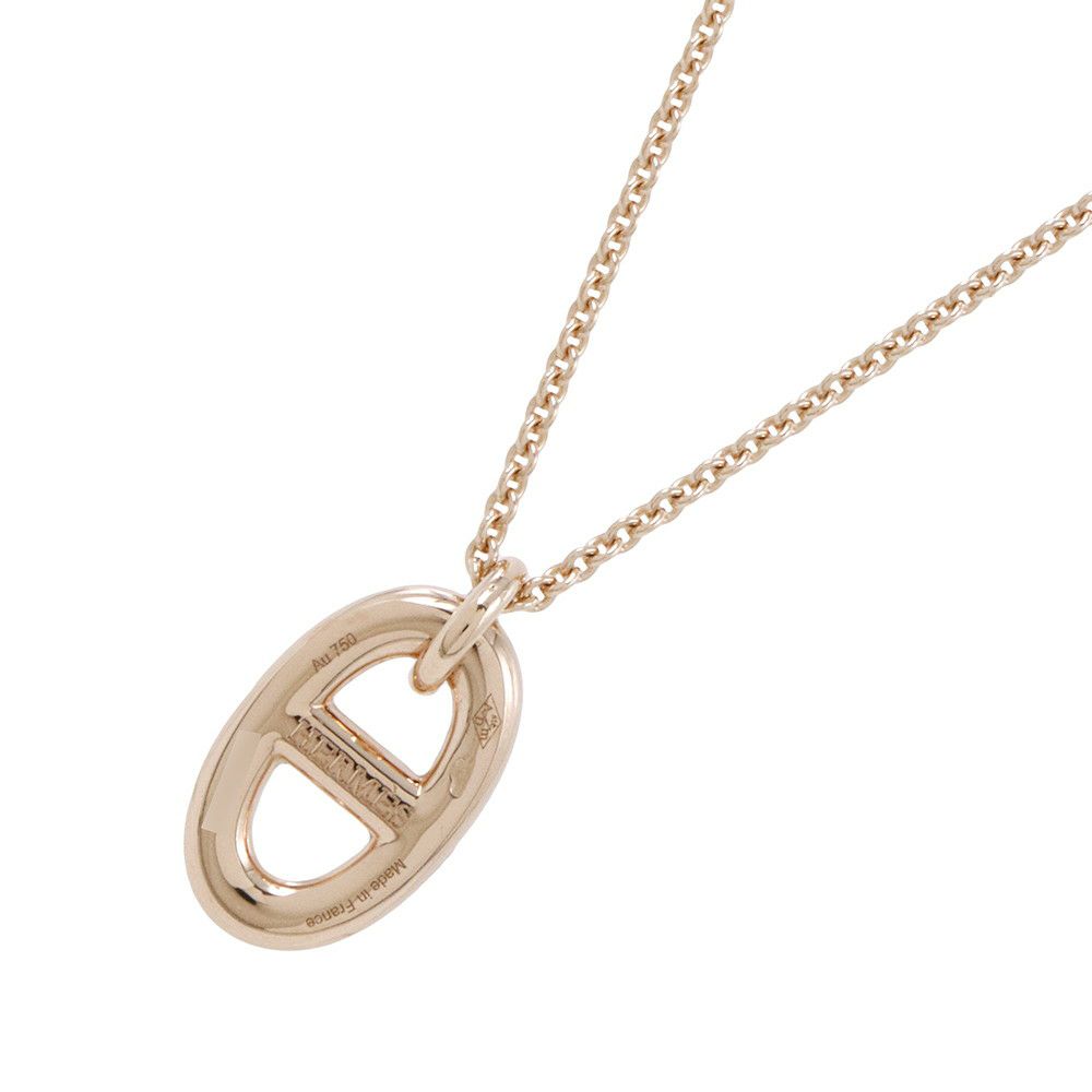 エルメス ネックレス シェーヌダンクル ファランドール PM K18PGピンクゴールド HERMES ジュエリー