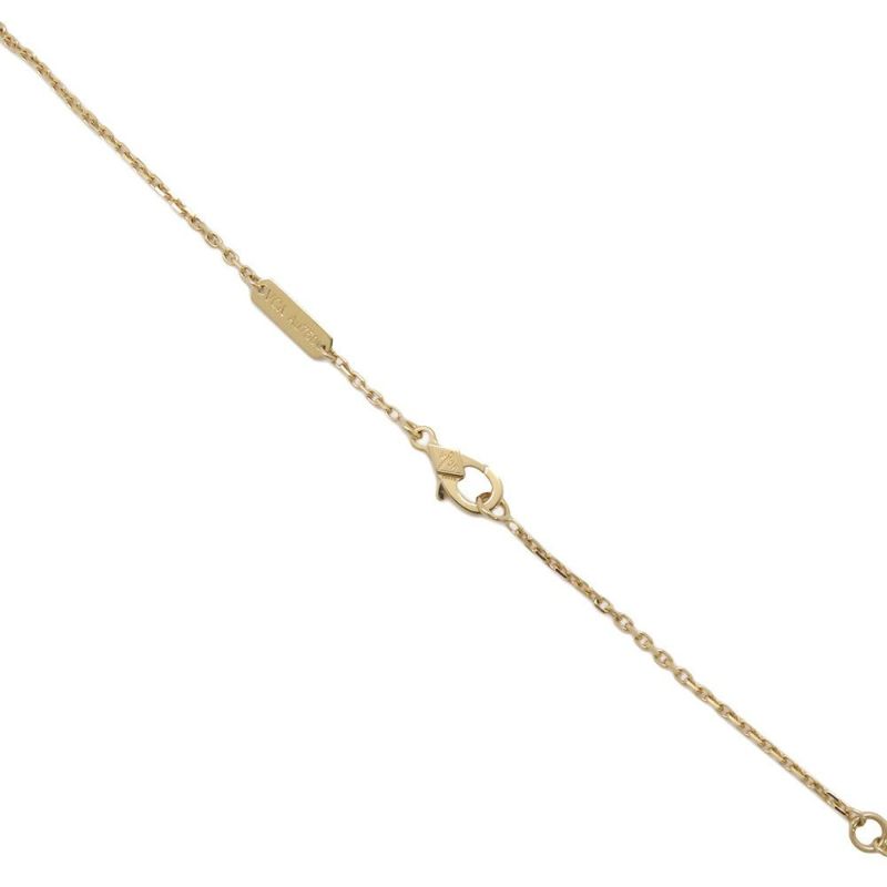 ヴァンクリーフ&アーペル ネックレス ヴィンテージ アルハンブラ ペンダント ギヨシェ K18YGイエローゴールド VCARP4KL00