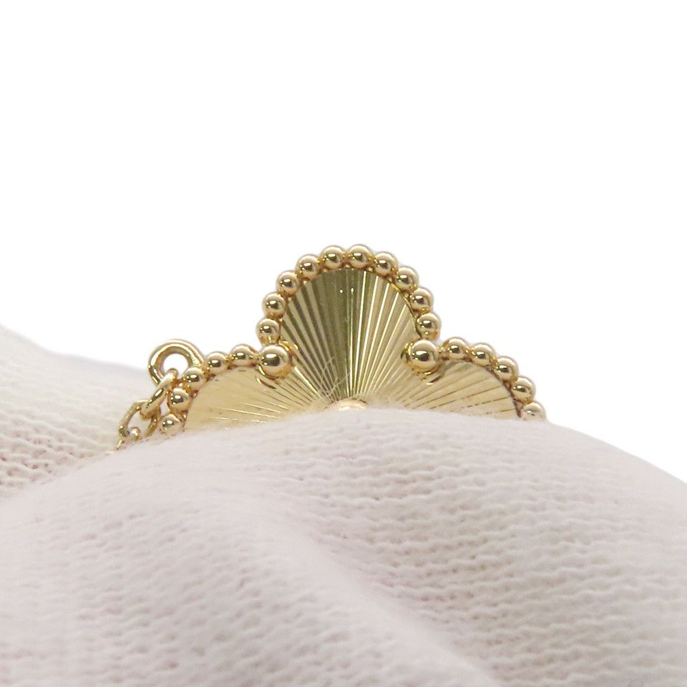 ヴァンクリーフ&アーペル ネックレス ヴィンテージ アルハンブラ ペンダント ギヨシェ K18YGイエローゴールド VCARP4KL00