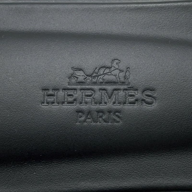 エルメス サンダル オラン レザー レディースサイズ36 1/2 HERMES 靴 黒