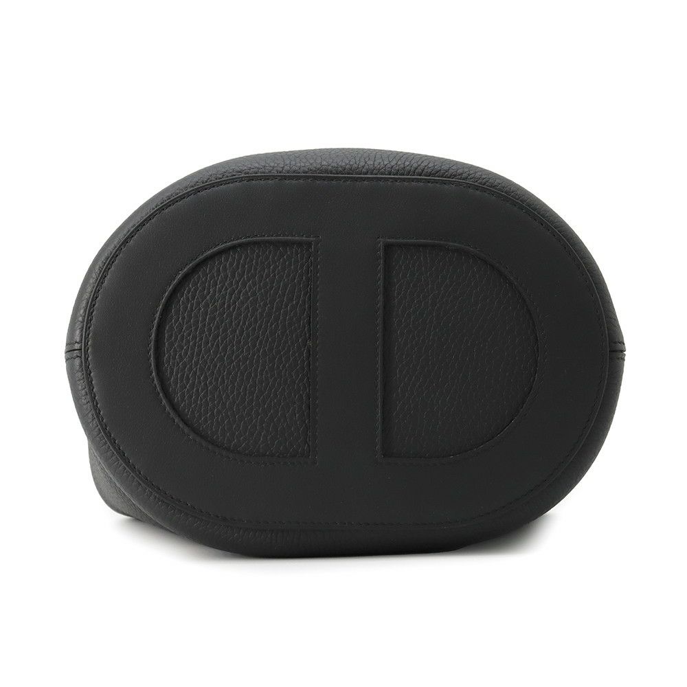 エルメス トートバッグ インザループ 23 ブラック/シルバー金具 トリヨンクレマンス/スイフト W刻印 黒