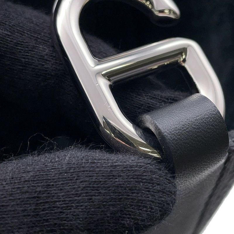 エルメス トートバッグ インザループ 23 ブラック/シルバー金具 トリヨンクレマンス/スイフト W刻印 黒