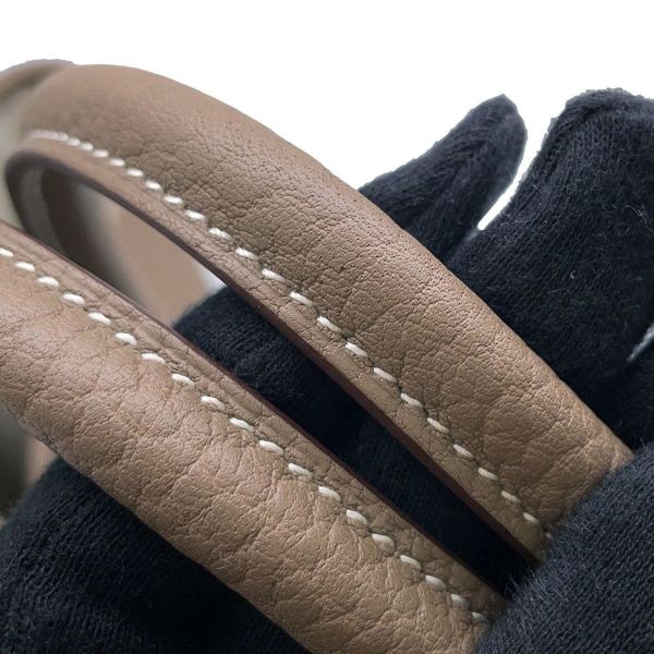 エルメス トートバッグ ガーデンパーティPM エトゥープ/シルバー金具 ネゴンダ U刻印