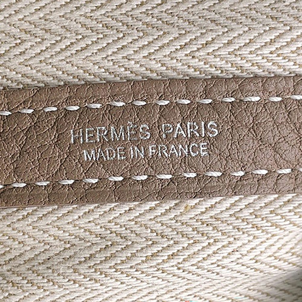 エルメス トートバッグ ガーデンパーティPM エトゥープ/シルバー金具 ネゴンダ U刻印