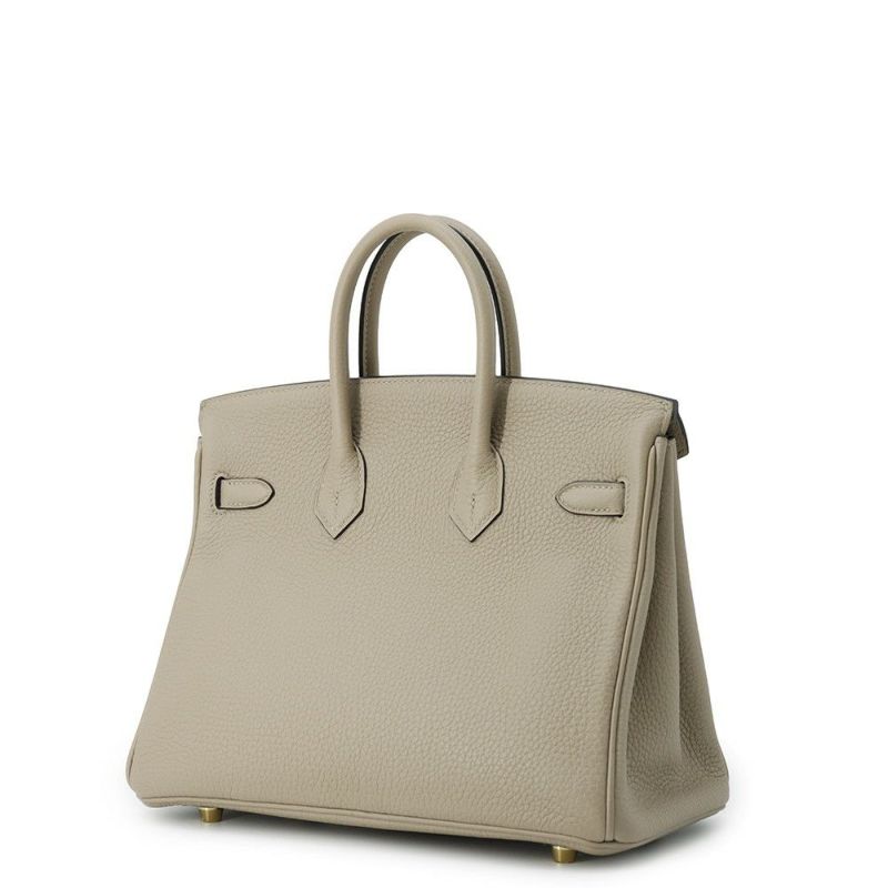 エルメス バーキン25 トゥルティエールグレー/ゴールド金具 トゴ U刻印 HERMES Birkin ハンドバッグ