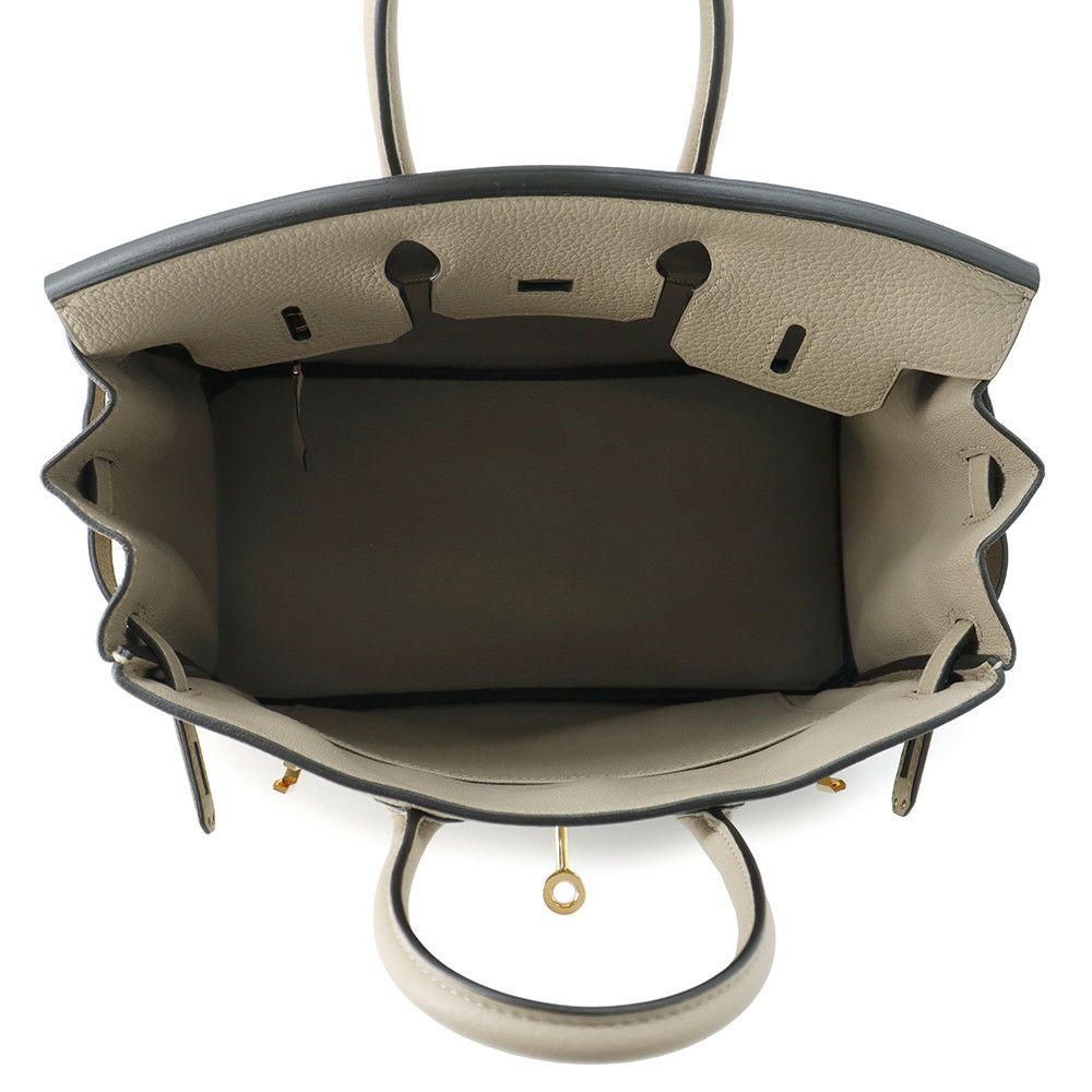 エルメス バーキン25 トゥルティエールグレー/ゴールド金具 トゴ U刻印 HERMES Birkin ハンドバッグ