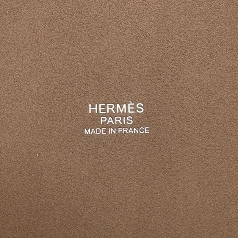 エルメス ハンドバッグ ピコタンロックPM カーゴ エクリュ/エトゥープ/シルバー金具 トワルゴエラン/スイフト W刻印