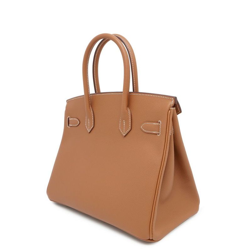 エルメス バーキン30 ゴールド/ゴールド金具 エプソン B刻印 HERMES Birkin ハンドバッグ