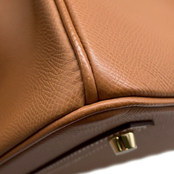 エルメス バーキン30 ゴールド/ゴールド金具 エプソン B刻印 HERMES Birkin ハンドバッグ