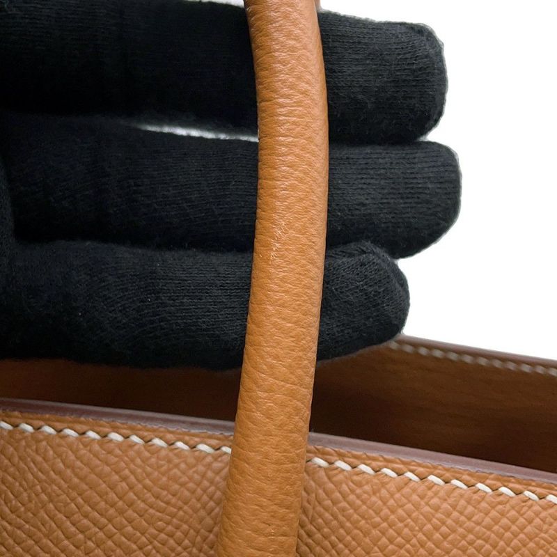 エルメス バーキン30 ゴールド/ゴールド金具 エプソン B刻印 HERMES Birkin ハンドバッグ