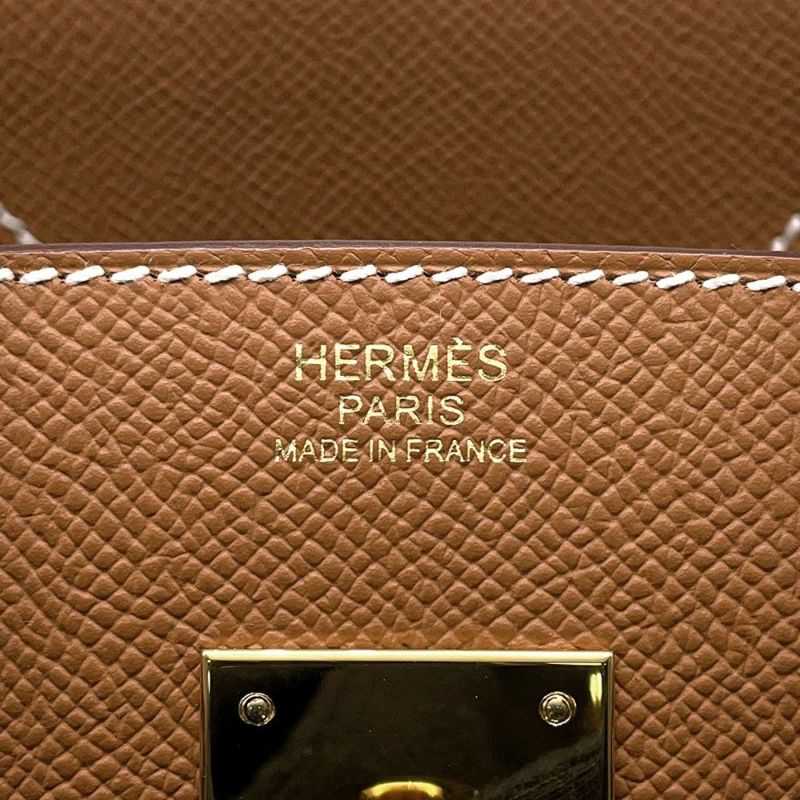 エルメス バーキン30 ゴールド/ゴールド金具 エプソン B刻印 HERMES Birkin ハンドバッグ