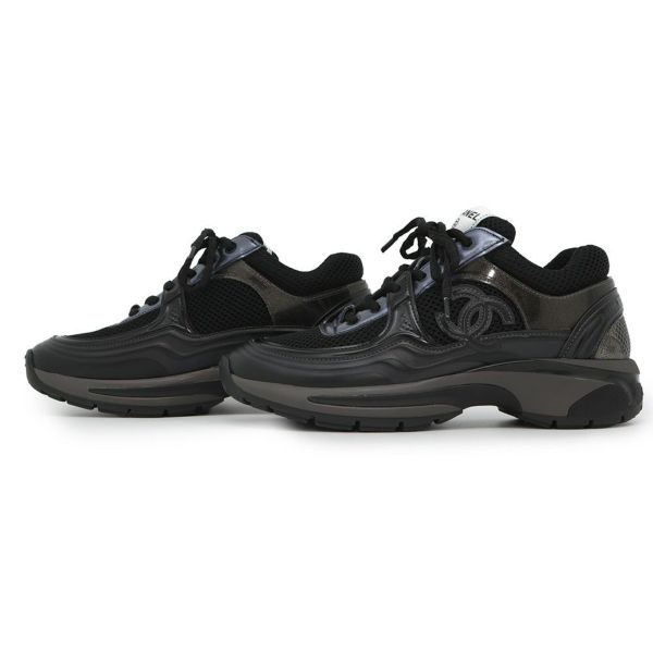 シャネル スニーカー ココマーク レディースサイズ36 G45077 CHANEL 靴 黒