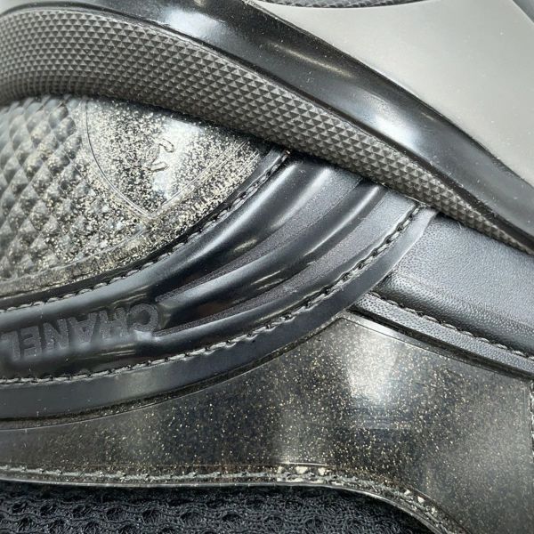 シャネル スニーカー ココマーク レディースサイズ36 G45077 CHANEL 靴 黒