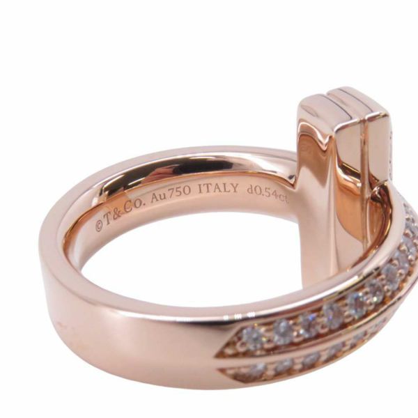 ティファニー リング Tワン リング ダイヤモンド 計0.54ct K18PGピンクゴールド 68169798 Tiffany&Co.