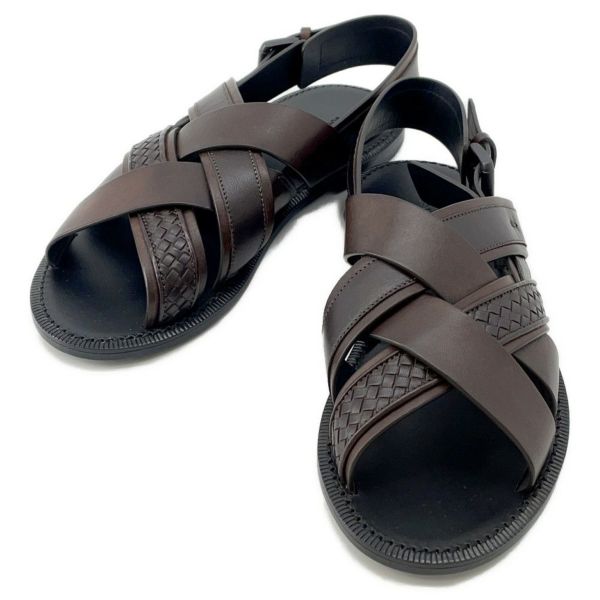 ボッテガヴェネタ サンダル イントレチャート メンズサイズ40 BOTTEGA VENETA 靴