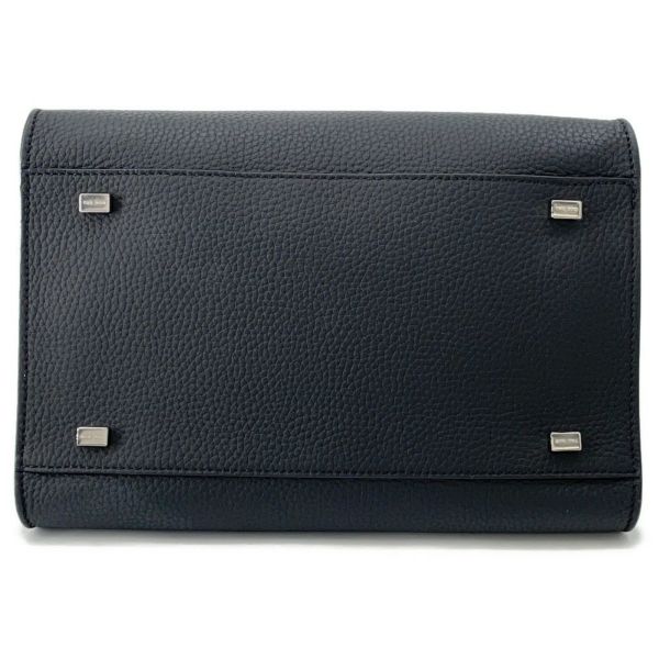 ザ ロウ ハンドバッグ マルゴー10 グレインドカーフレザー W1190 L72 THE ROW 2way 黒