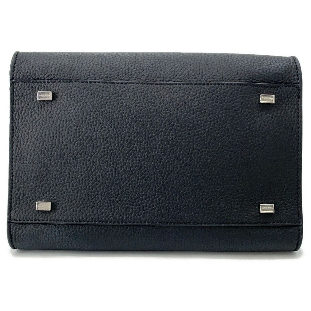 ザ ロウ ハンドバッグ マルゴー10 グレインドカーフレザー W1190 L72 THE ROW 2way 黒