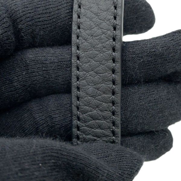 ザ ロウ ハンドバッグ マルゴー10 グレインドカーフレザー W1190 L72 THE ROW 2way 黒