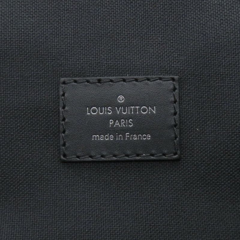 ルイヴィトン リュックサック モノグラム・マカサー クリストファーMM M43735 LOUIS VUITTON バックパック 黒 ブラック