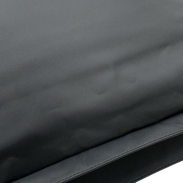 プラダ ショルダーバッグ Re-Nylon xサフィアーノ ナイロン レザー 2VD066 PRADA 斜め掛け 黒