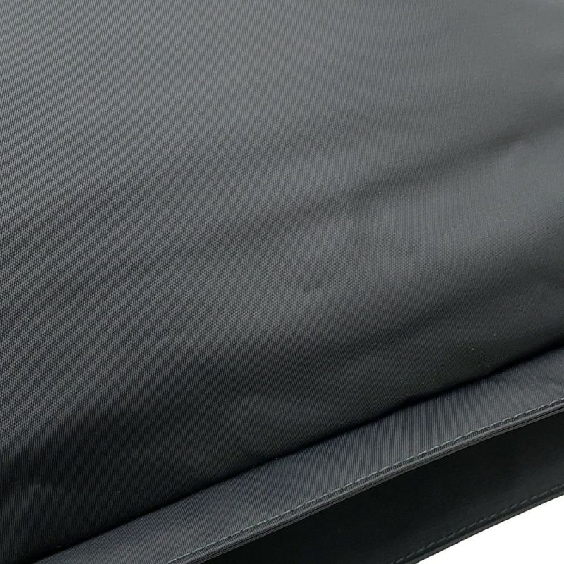 プラダ ショルダーバッグ Re-Nylon xサフィアーノ ナイロン レザー 2VD066 PRADA 斜め掛け 黒