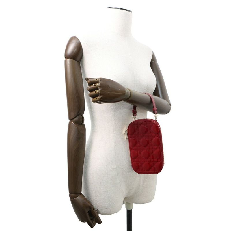 クリスチャン・ディオール フォンホルダー レディディオール カナージュ パテント S0872ONMJ Christian Dior スマホケース