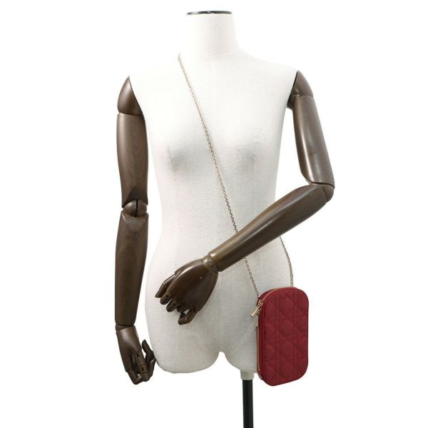 クリスチャン・ディオール フォンホルダー レディディオール カナージュ パテント S0872ONMJ Christian Dior スマホケース