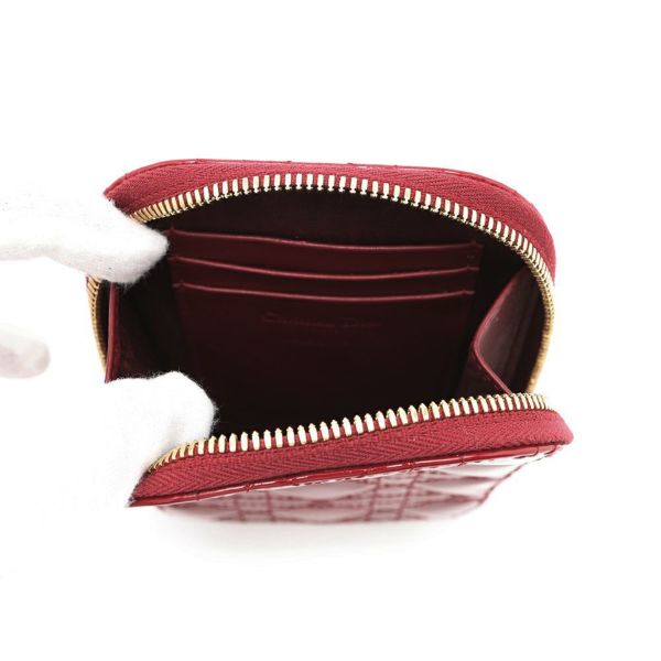 クリスチャン・ディオール フォンホルダー レディディオール カナージュ パテント S0872ONMJ Christian Dior スマホケース