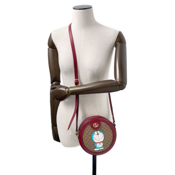 グッチ ショルダーバッグ ミニGGスプリーム 625216 GUCCI ドラえもん コラボ