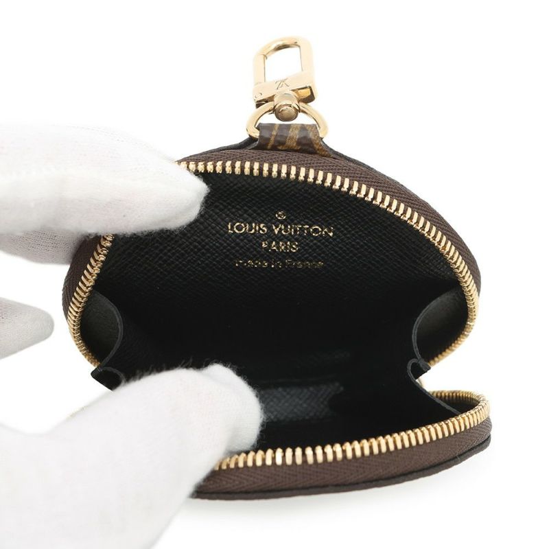 ルイヴィトン ショルダーストラップ モノグラム コインケース付き 幅4cm J02493 LOUIS VUITTON ヴィトン ポーチ付き 黒