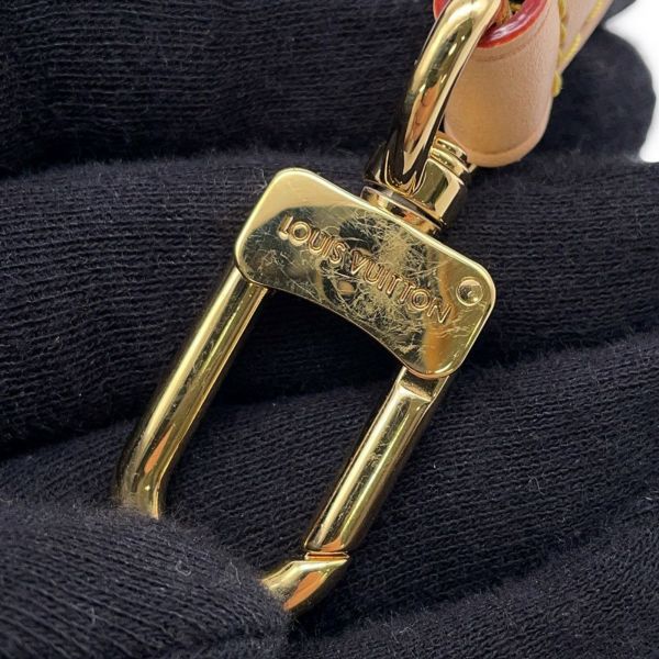 ルイヴィトン ショルダーストラップ モノグラム コインケース付き 幅4cm J02493 LOUIS VUITTON ヴィトン ポーチ付き 黒