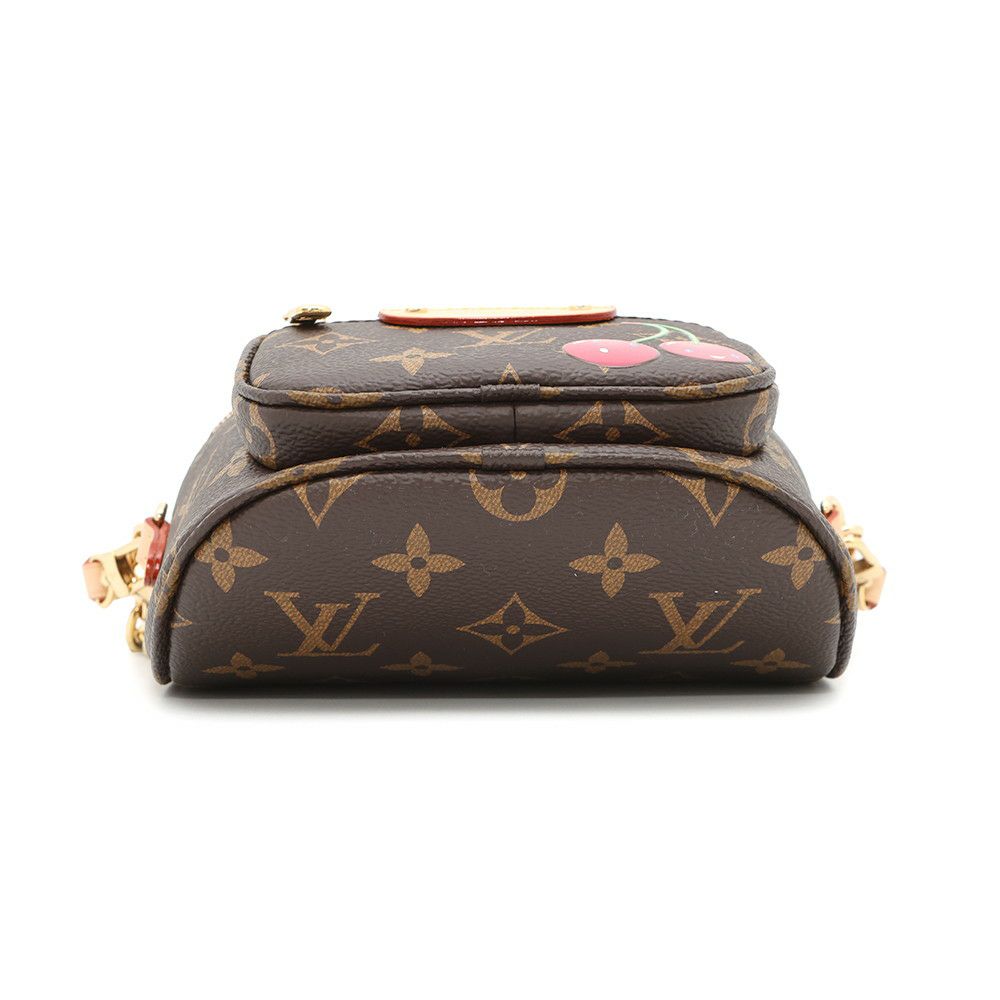 ルイヴィトン ショルダーバッグ モノグラム LV × TM ミニ バムバッグ M13449 LOUIS VUITTON 村上隆  コラボ チェリー