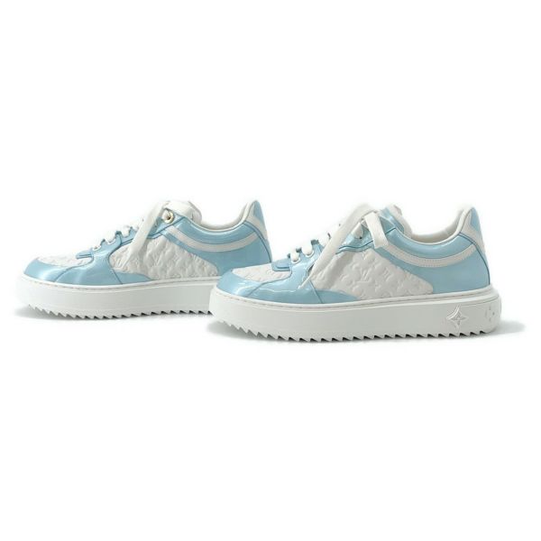 ルイヴィトン スニーカー モノグラム タイムアウトライン レディースサイズ37 1/2 LOUIS VUITTON 靴 白 セール品