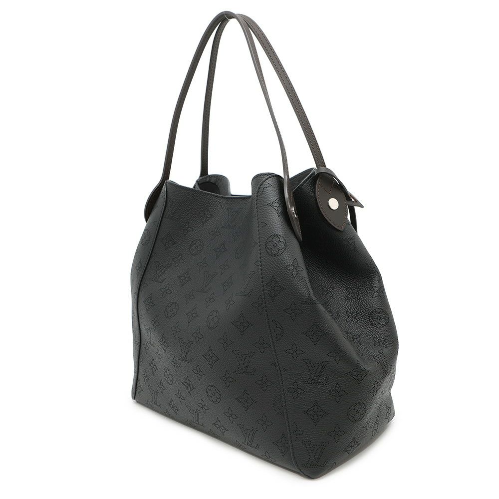 ルイヴィトン ハンドバッグ モノグラム・マヒナ ヒナMM M54354 LOUIS VUITTON 黒 ブラック