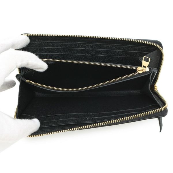 ルイヴィトン 長財布 モノグラム・アンプラント ポルトフォイユ・クレマンス M82338 LOUIS VUITTON 黒 ブラック