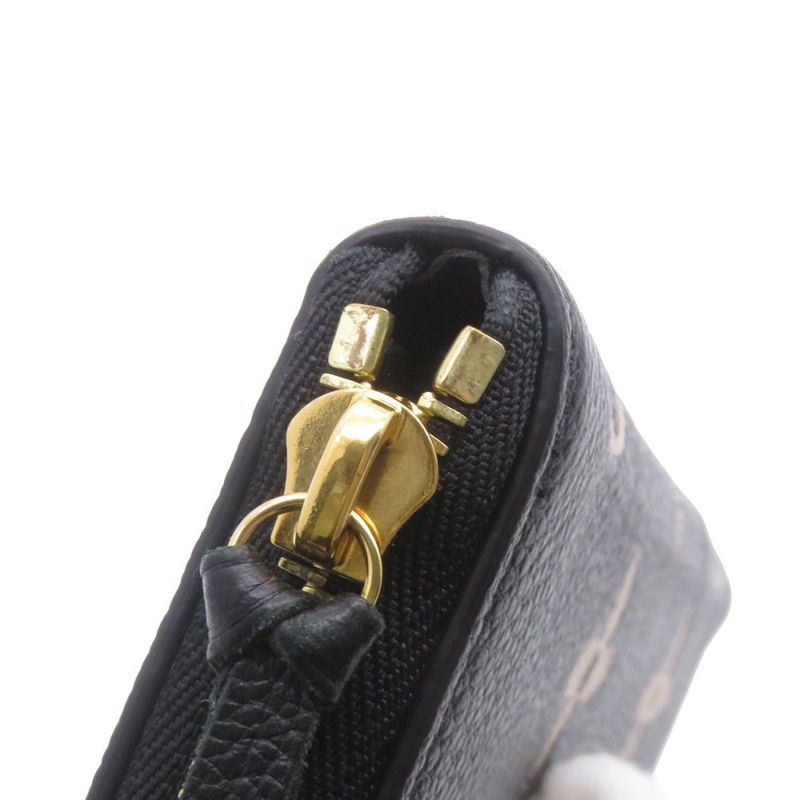ルイヴィトン 長財布 モノグラム・アンプラント ポルトフォイユ・クレマンス M82338 LOUIS VUITTON 黒 ブラック