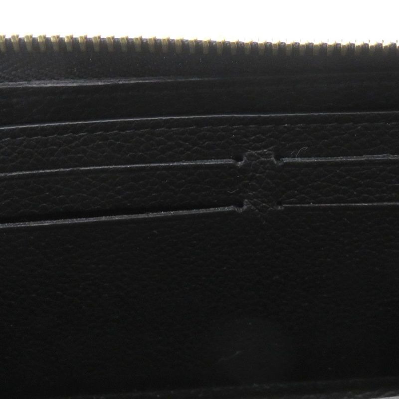 ルイヴィトン 長財布 モノグラム・アンプラント ポルトフォイユ・クレマンス M82338 LOUIS VUITTON 黒 ブラック
