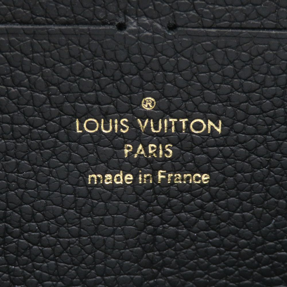 ルイヴィトン 長財布 モノグラム・アンプラント ポルトフォイユ・クレマンス M82338 LOUIS VUITTON 黒 ブラック