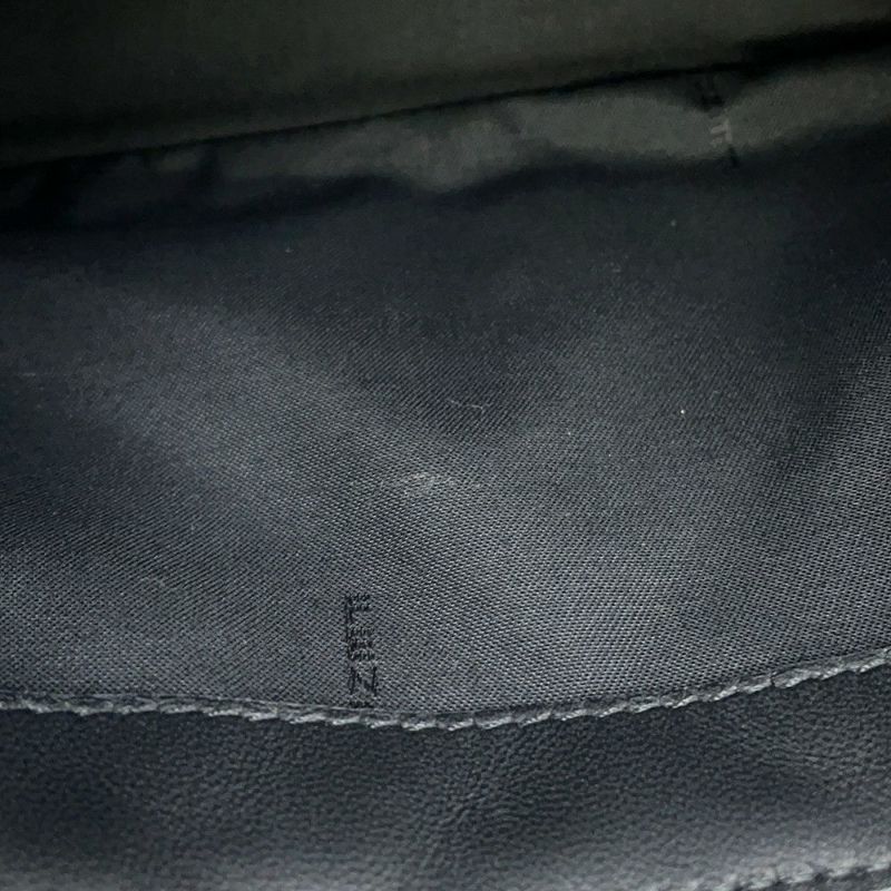 フェンディ ショルダーバッグ FFモチーフ バゲット ラムスキン 8BR600 FENDI 2way ブラック