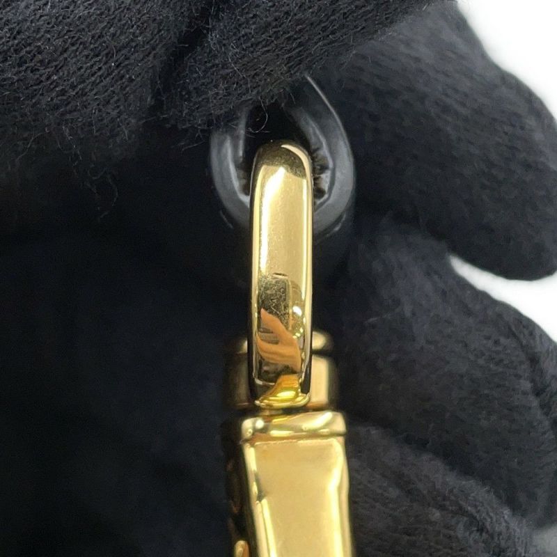 フェンディ ショルダーバッグ FFモチーフ バゲット ラムスキン 8BR600 FENDI 2way ブラック