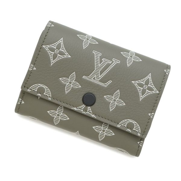 ルイヴィトン 財布 モノグラム・シャドウ ヴィクター・ウォレット M13216 LOUIS VUITTON 三つ折り財布