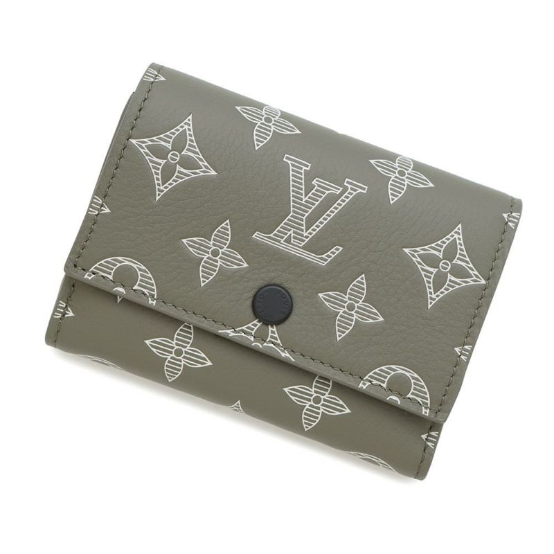 ルイヴィトン 財布 モノグラム・シャドウ ヴィクター・ウォレット M13216 LOUIS VUITTON 三つ折り財布