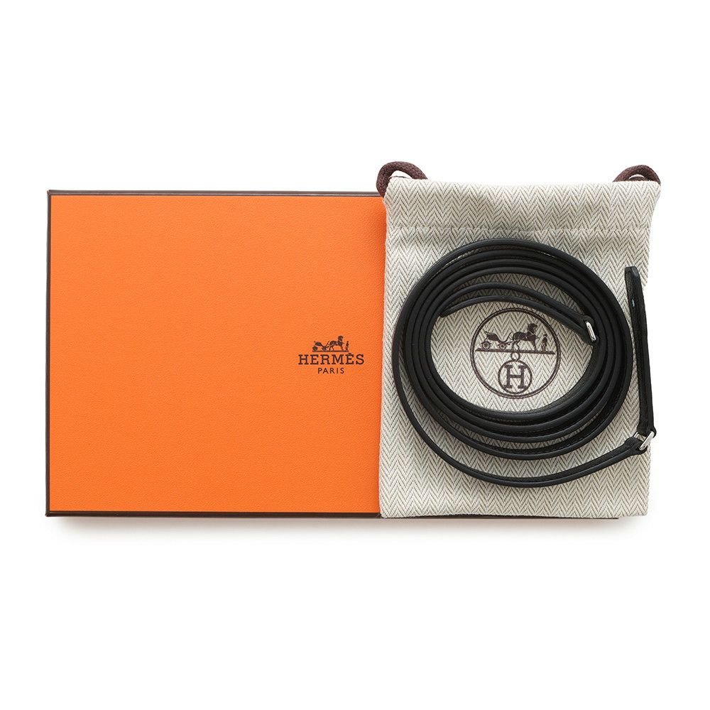 エルメス ケリーウォレット ロング トゥーゴー ブラック/エレクトラム金具 シェブルシャムキラ W刻印 財布 黒