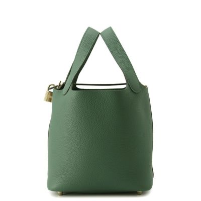 エルメス ピコタンロック PM プルノワール ゴールド金具 W刻印 エルメス ハンドバッグ ピコタンロックPM プルノワール/ゴールド