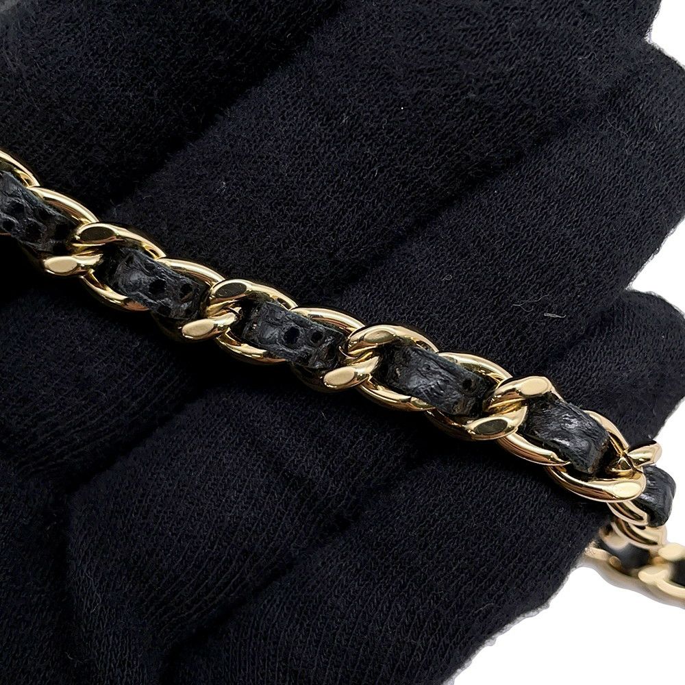 シャネル チェーンウォレット クラシック マトラッセ ココマーク キャビアスキン AP0250 CHANEL 財布 黒