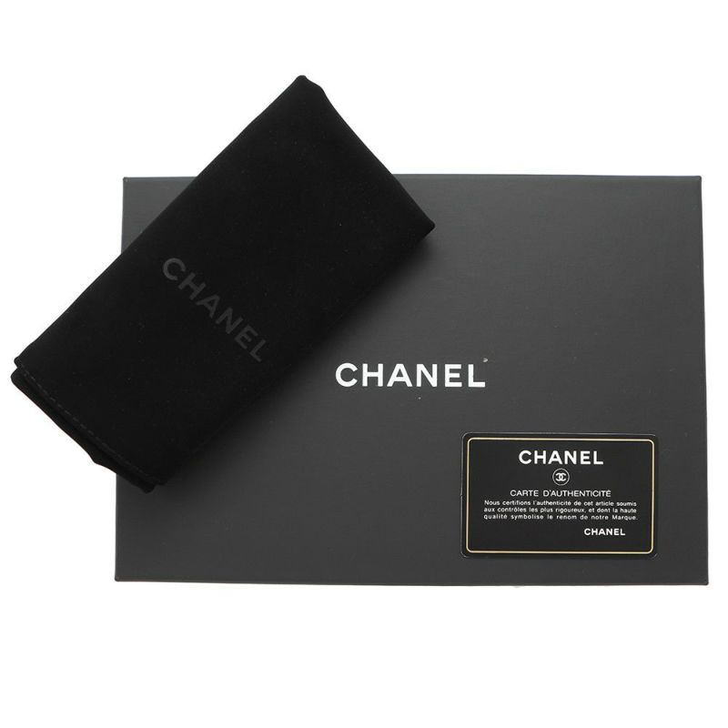 シャネル チェーンウォレット クラシック マトラッセ ココマーク キャビアスキン AP0250 CHANEL 財布 黒